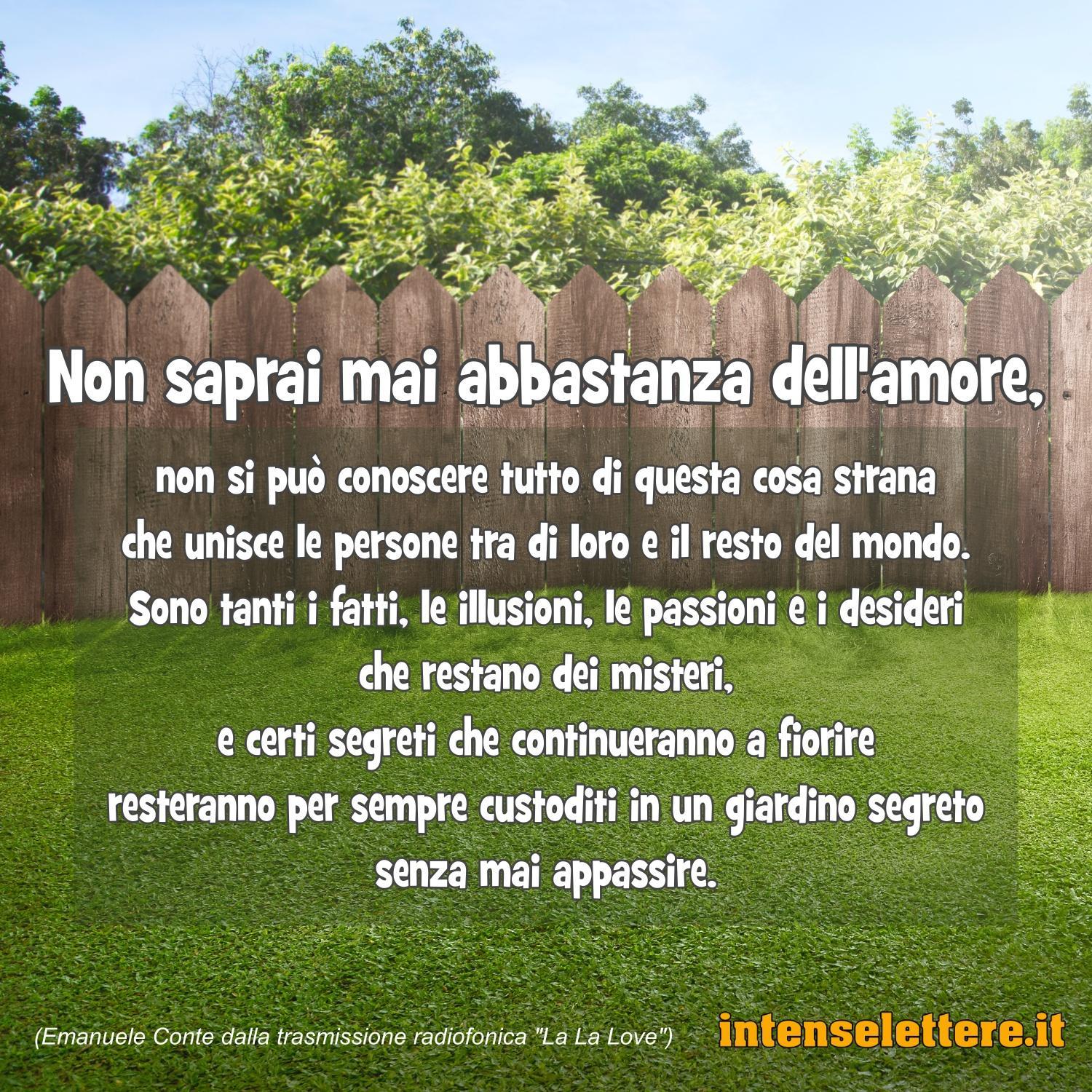 Emanuele Conte - Non saprai mai abbastanza dell'amore