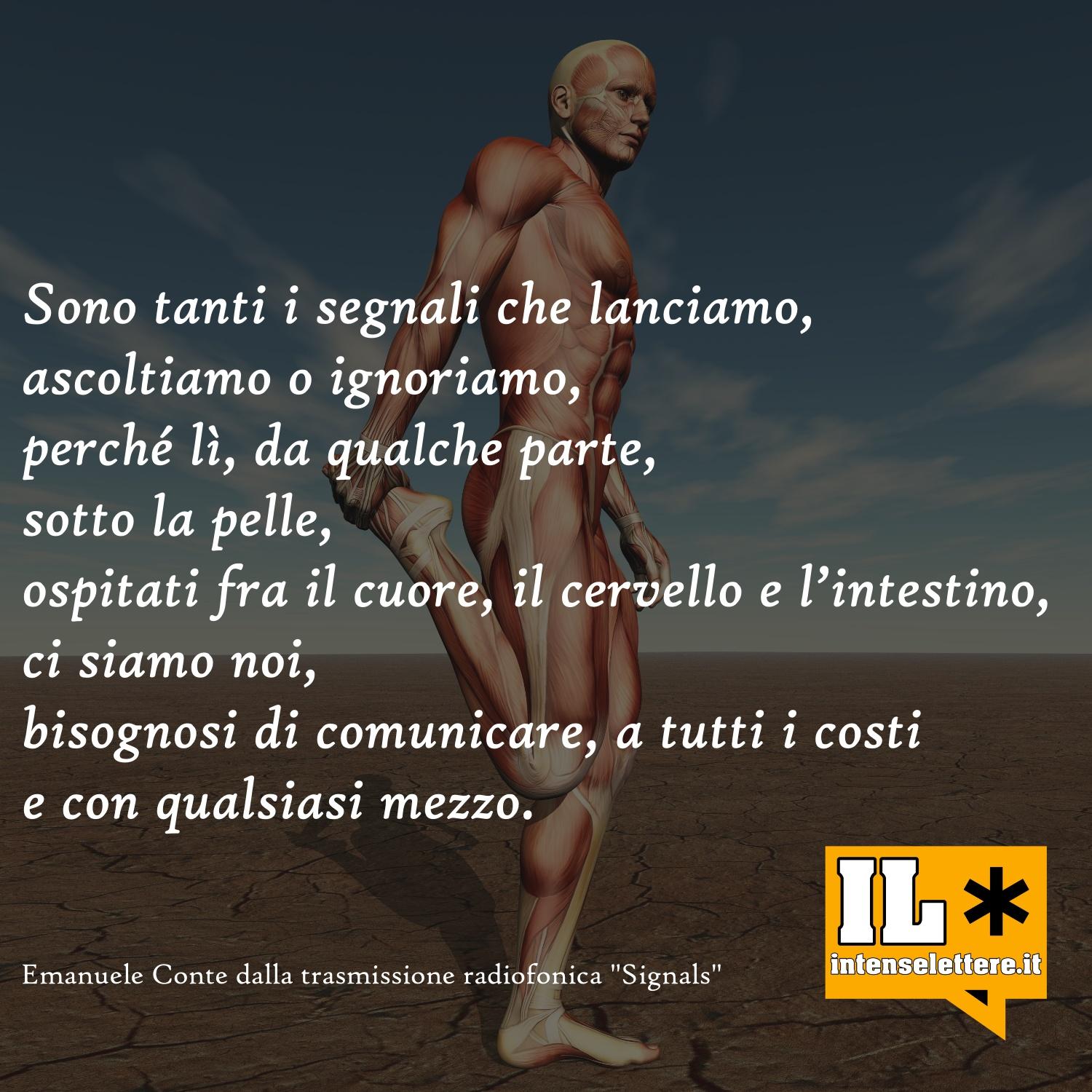 Frasi sui segnali lanciati dall'uomo - Frasi di Emanuele Conte