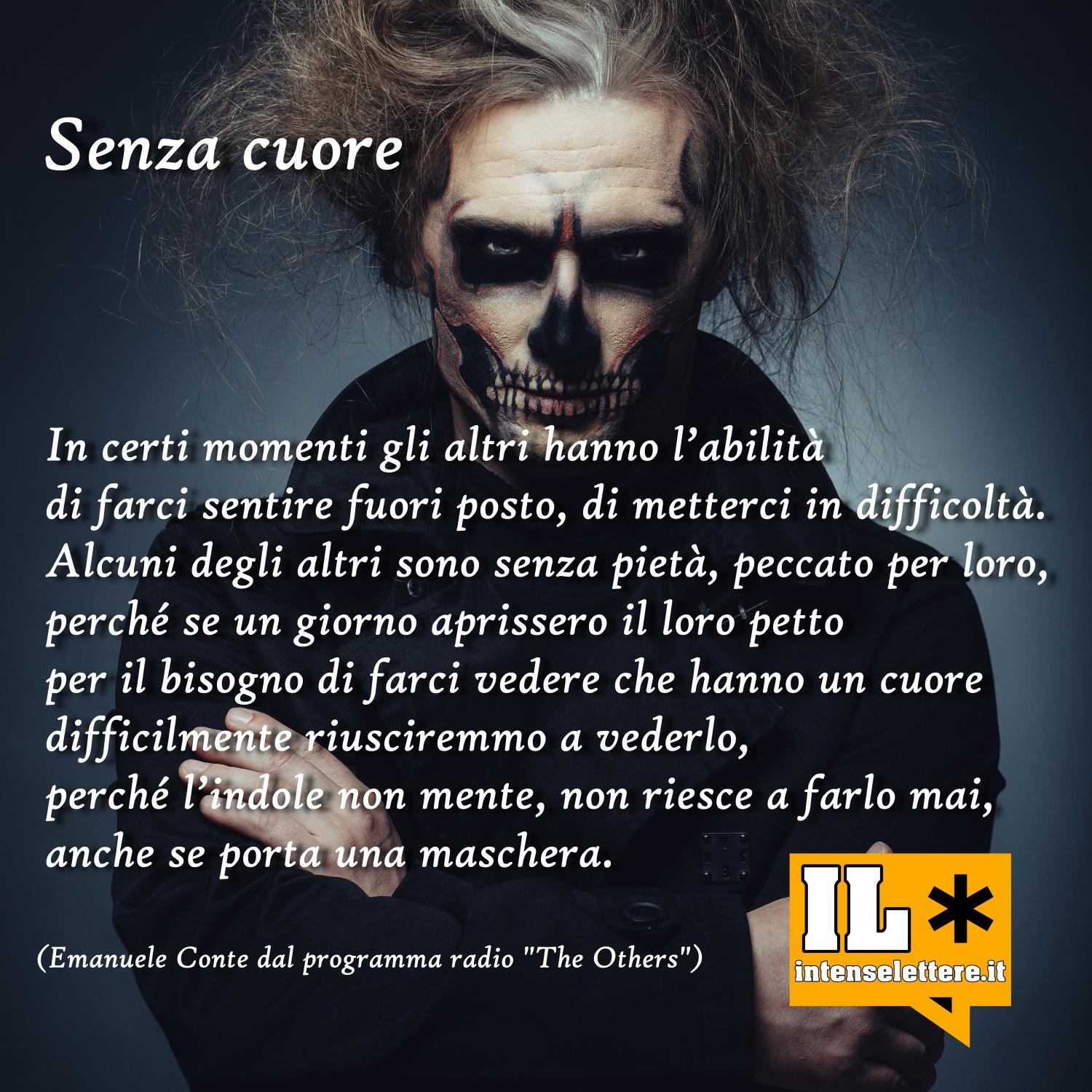 Senza cuore - The Others - frasi di Emanuele Conte