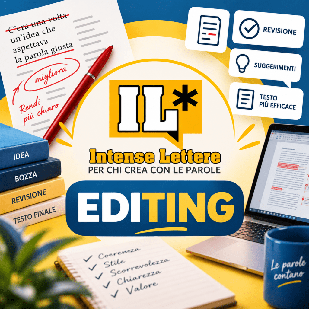 Intense Lettere servizio di editing